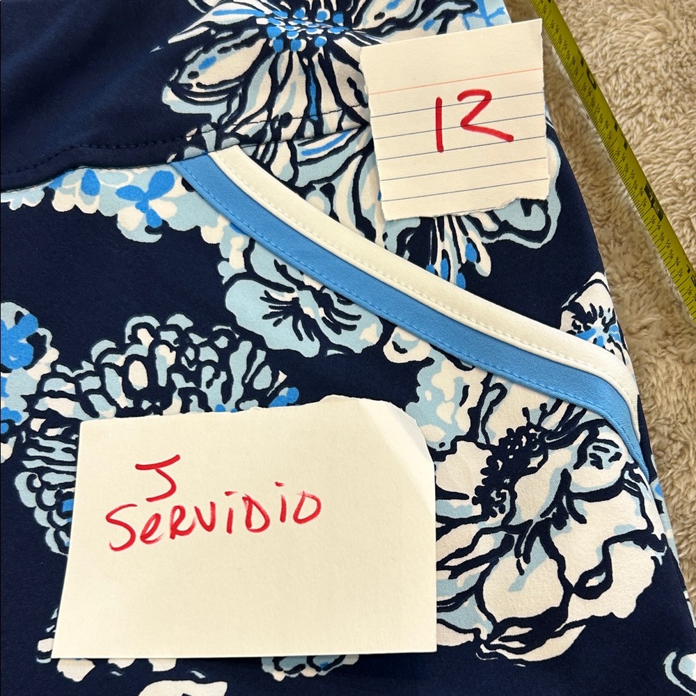 Lilly Pulitzer Luxletic Navy print Skort - Picture 6 of 6